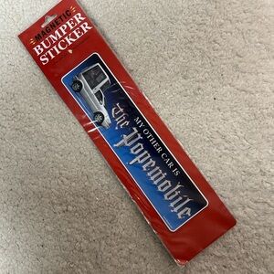 Blue Q Vintage "Popemobile" Magnetic Bumper Sticker